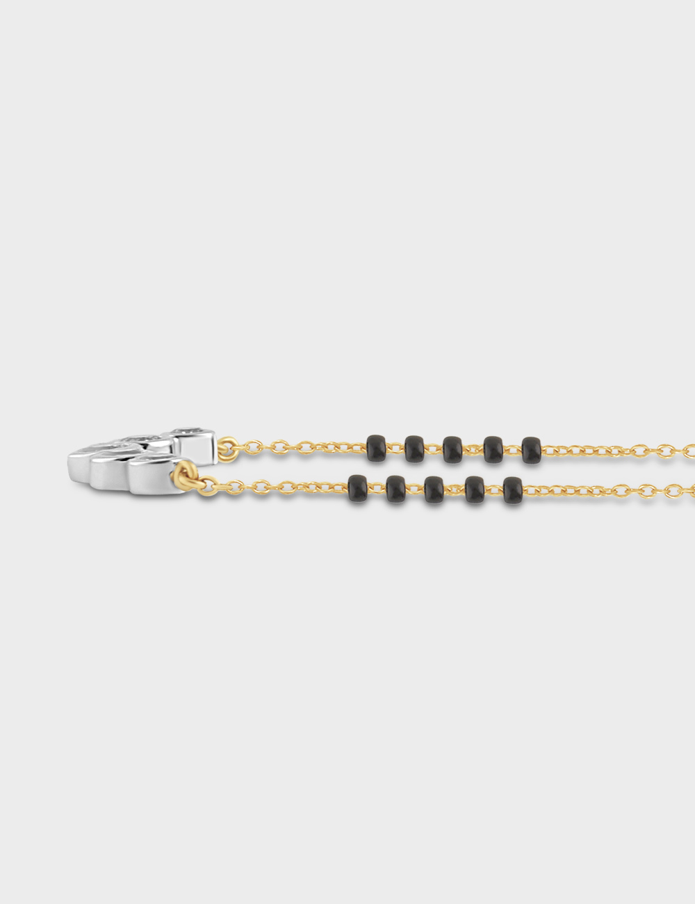 Poised Tradition Diamond Mangalsutra 0.72 cent FG-VVS, Yellow Gold, large, image 3
