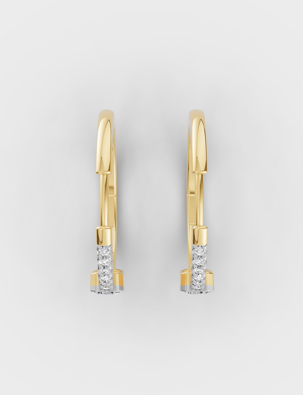 Opulent Diamond Earrings 85 cent FG-VVS, Yellow Gold, large, image 4