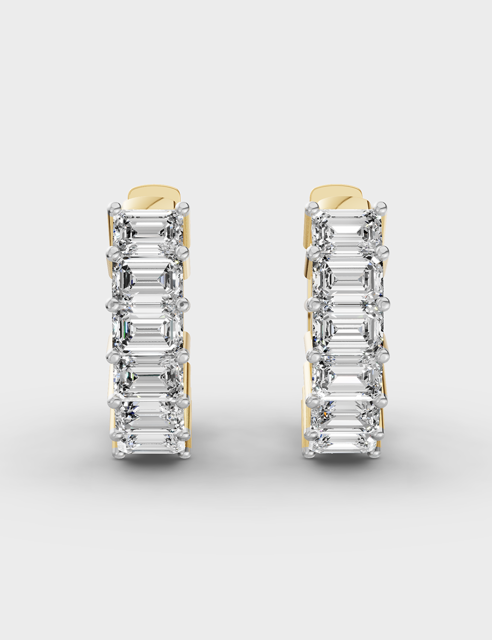 Eternal Diamond Earrings 1.19 carat FG-VVS, Yellow Gold, large, image 2