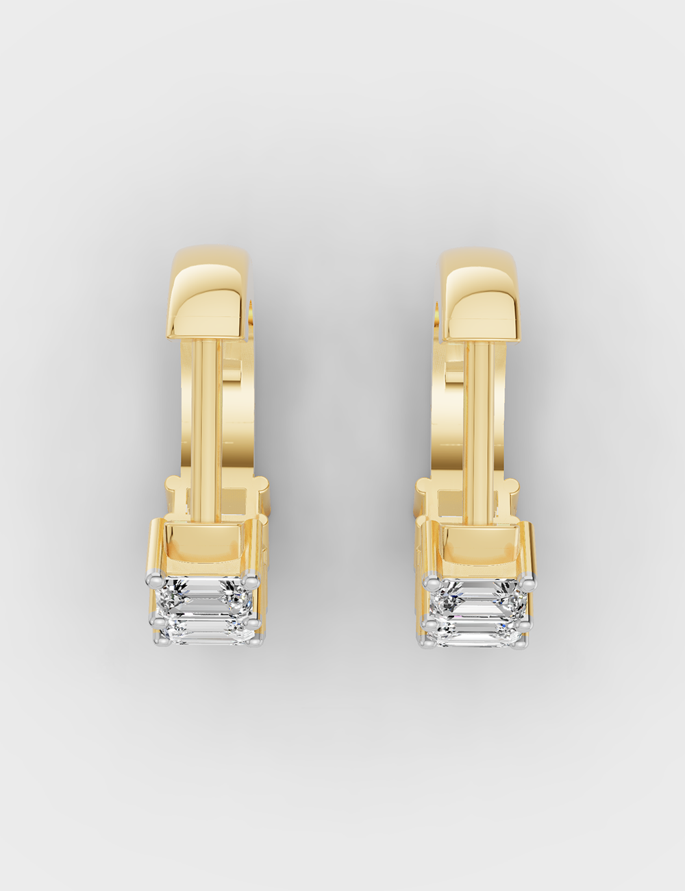 Eternal Diamond Earrings 1.19 carat FG-VVS, Yellow Gold, large, image 4