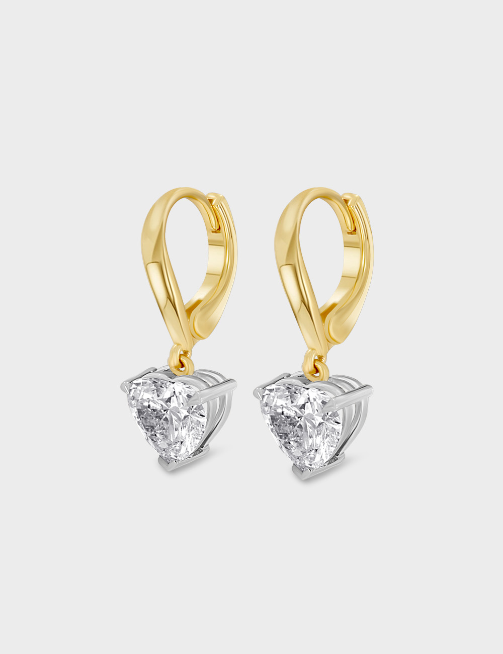 Rhythm of Romance Lab Grown Diamond Drops 2.16 Carat FG-VVS, Yellow Gold, large, image 2