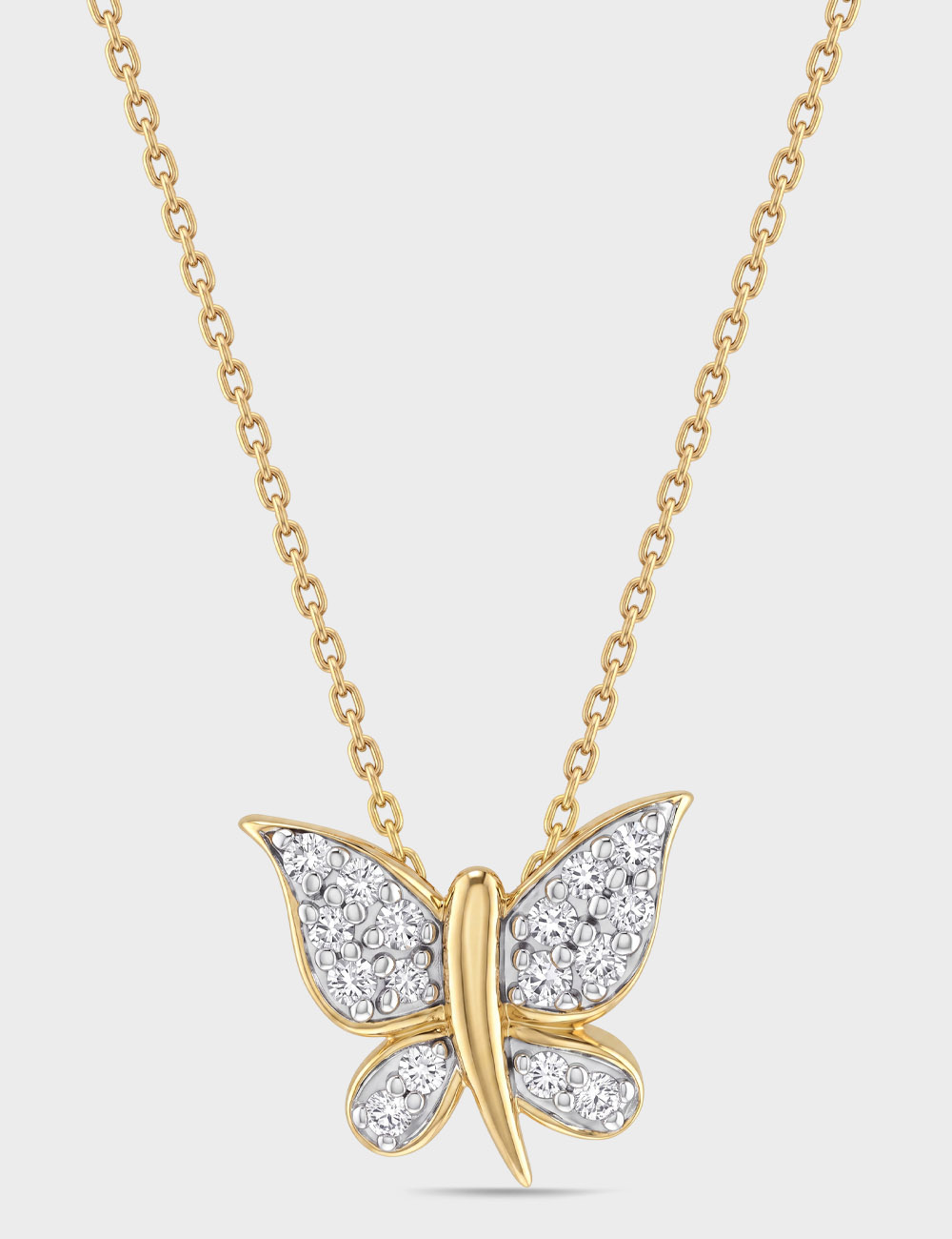 Soar Gold Plated Silver Lab Grown Diamond Pendant 13 Cent FG-VVS, Gold Plated, large, image 1