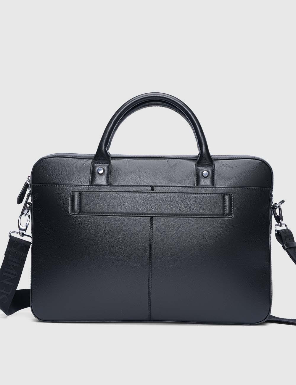 Signorile Laptop Bag, Black, large, image 4