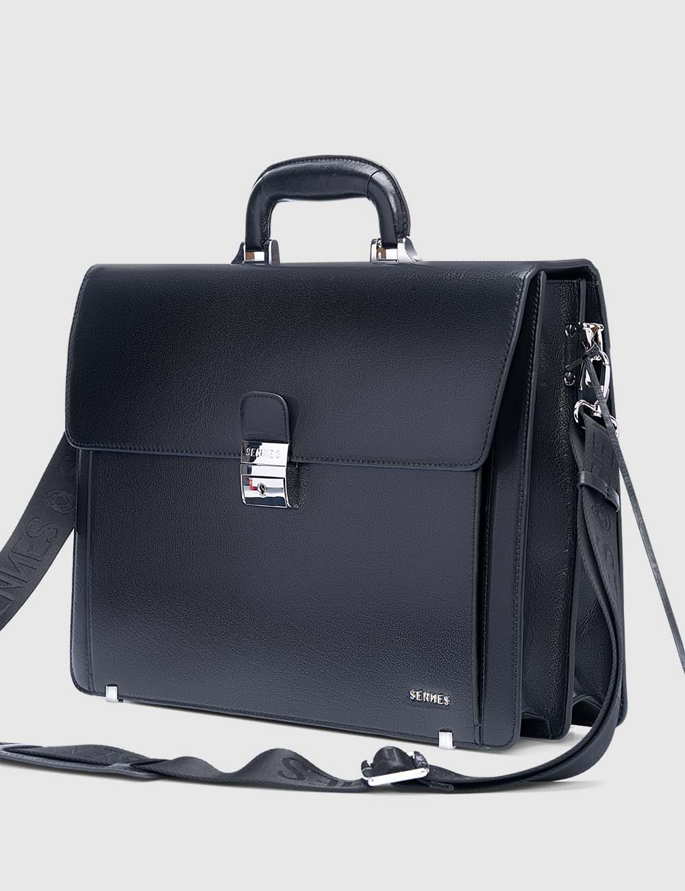 Eterno Laptop Bag, Black, large, image 4