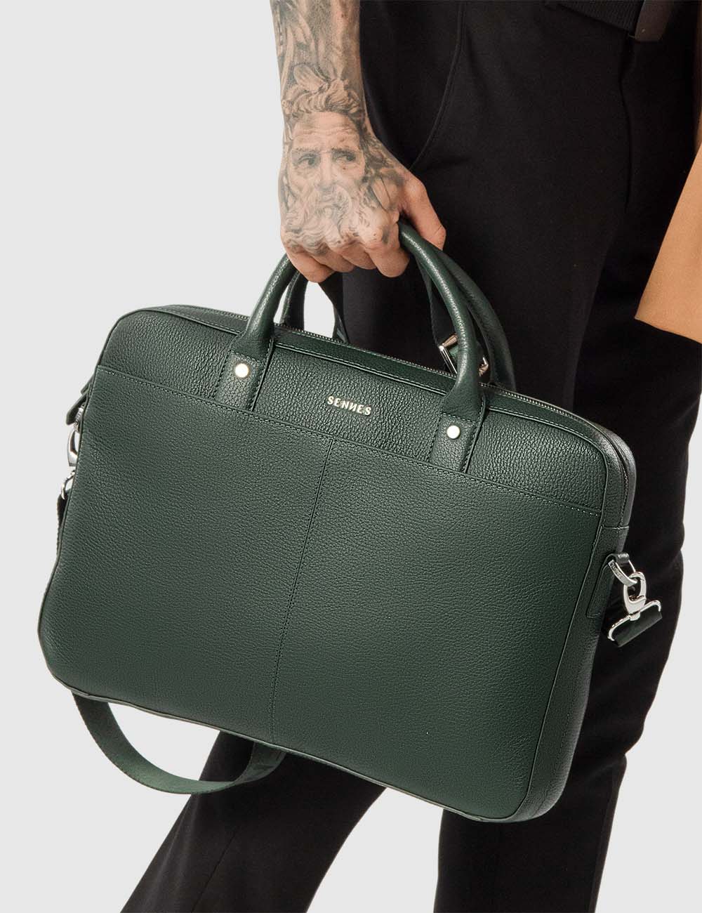 Signorile Laptop Bag, Green, large, image 5