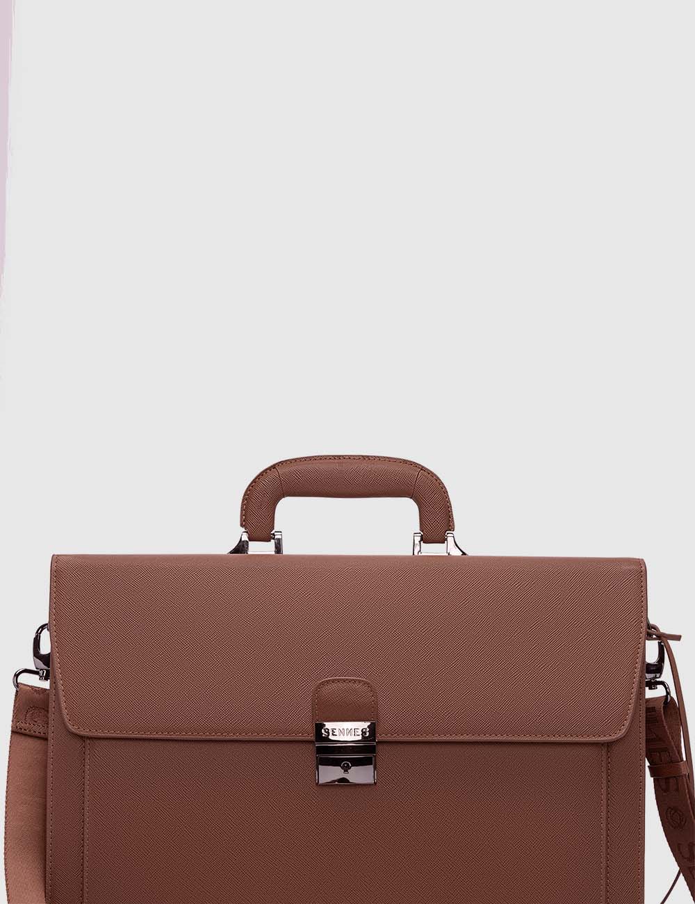 Eterno Laptop Bag, Cognac, large, image 7