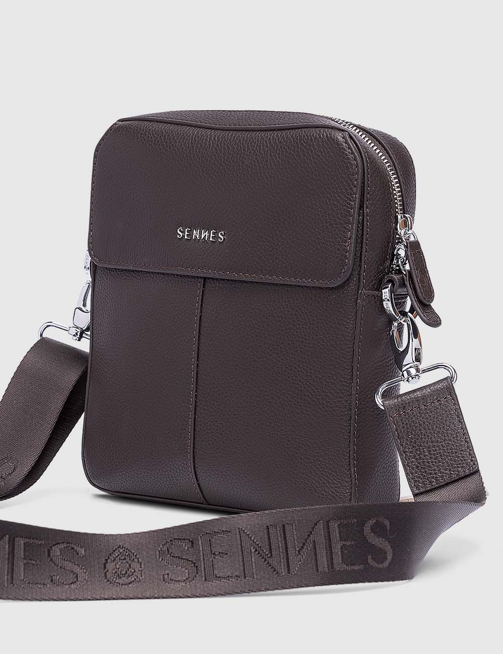 Virtuoso Messenger Bag, Brown, large, image 3