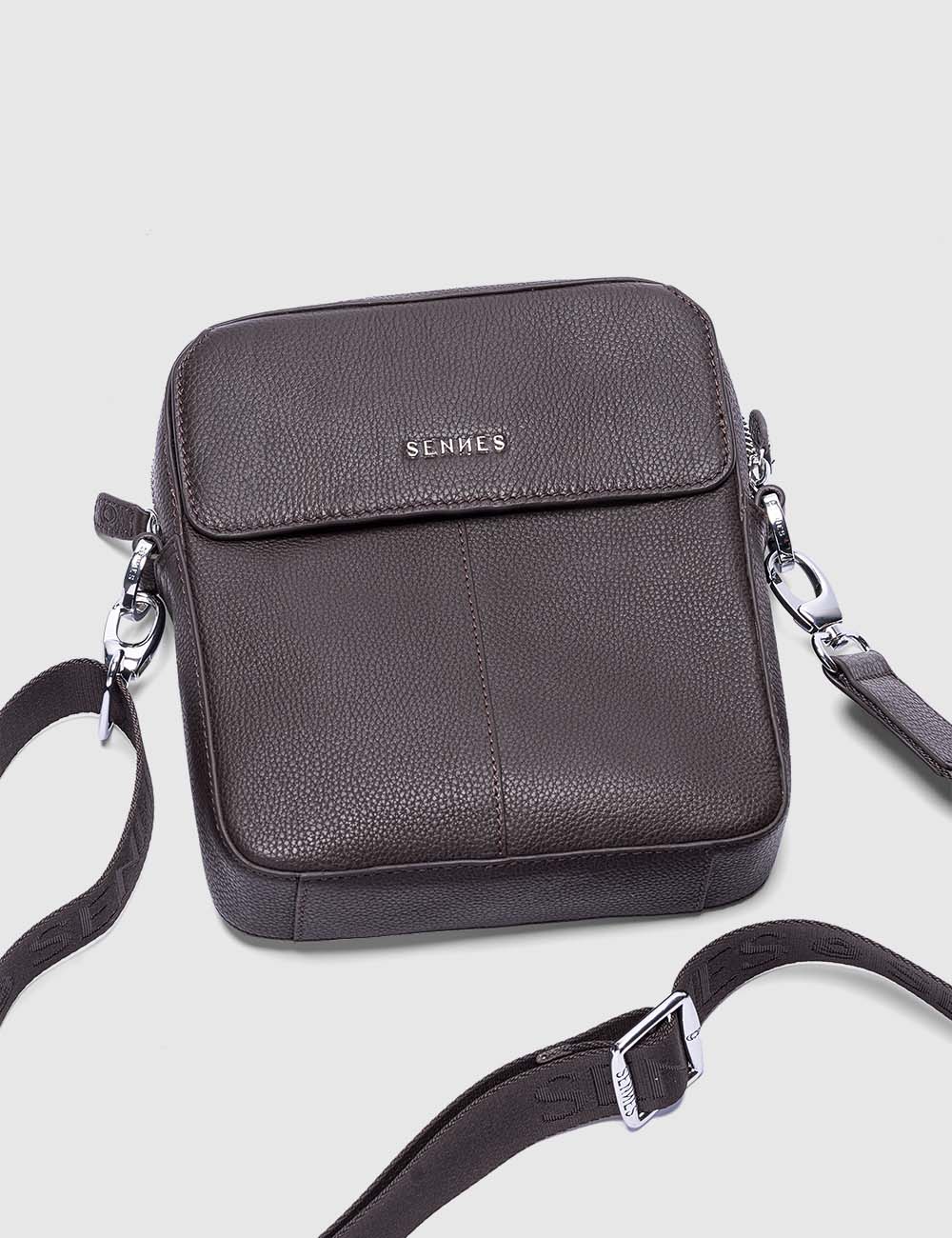 Virtuoso Messenger Bag, Brown, large, image 6