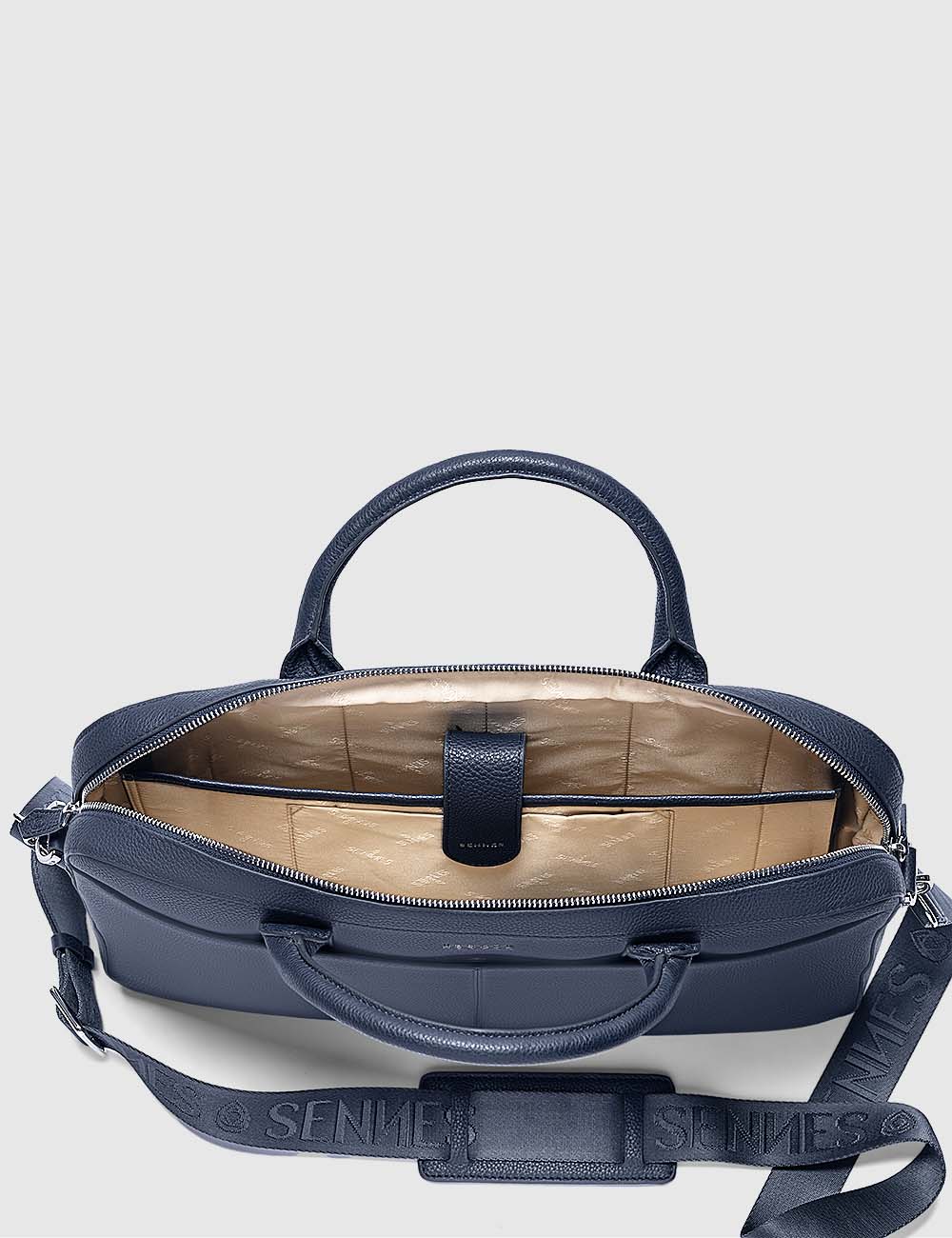 Signorile Laptop Bag, Navy, large, image 10