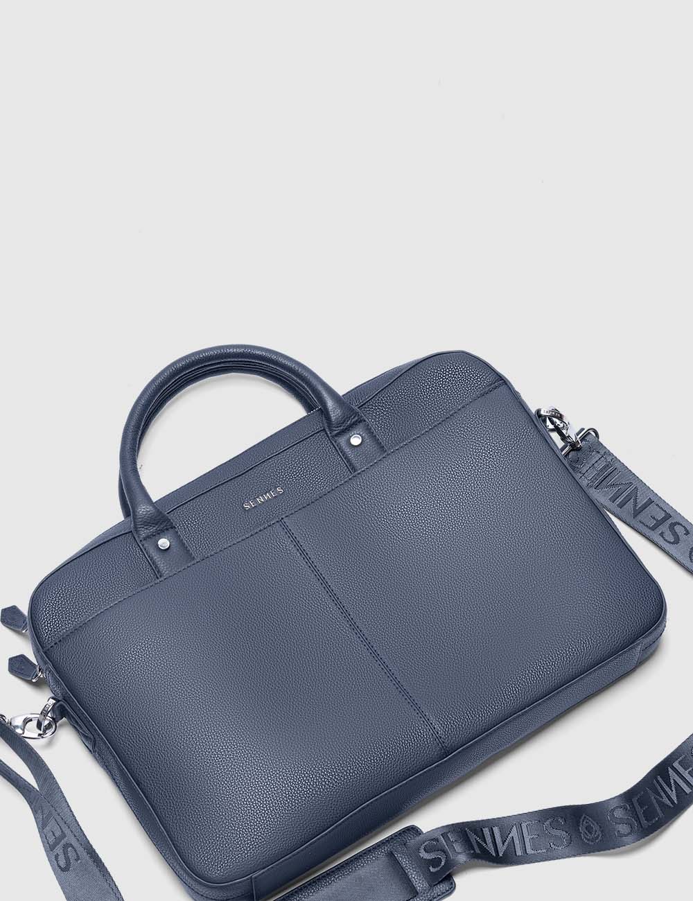 Signorile Laptop Bag, Navy, large, image 9