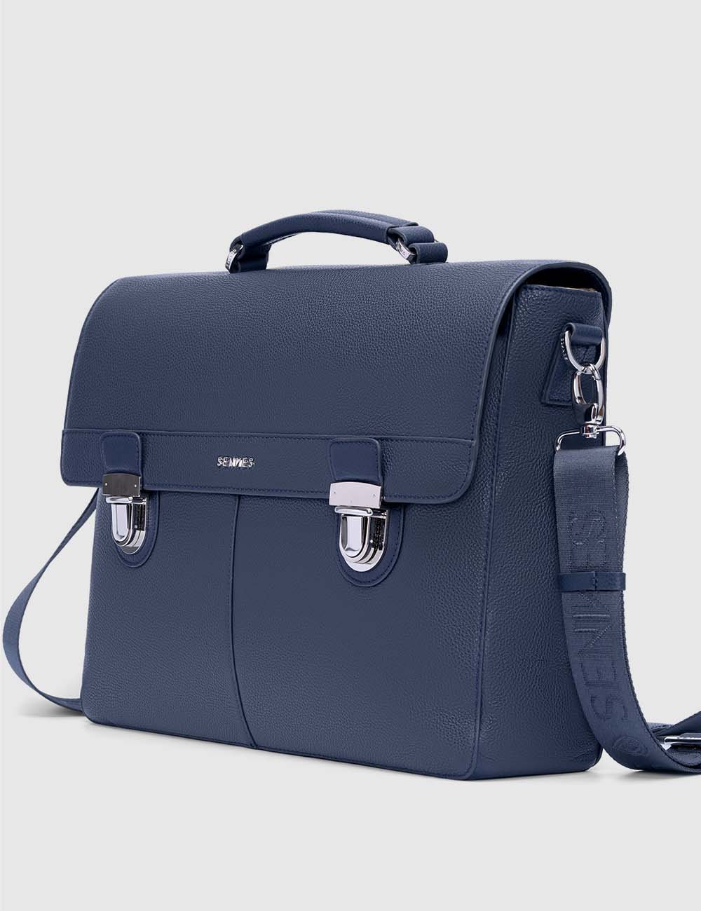 Maschile Laptop Bag, Navy, large, image 4