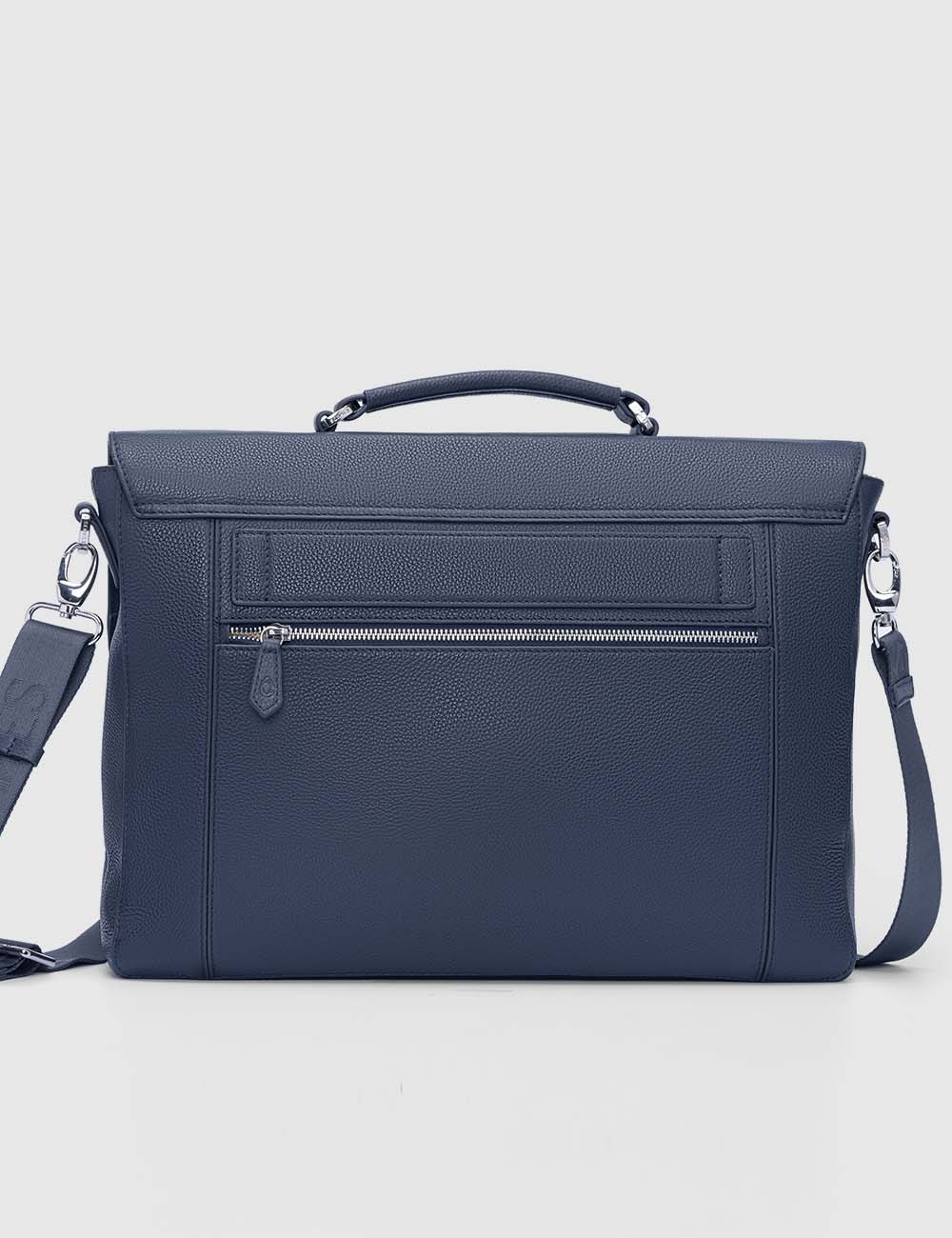 Maschile Laptop Bag, Navy, large, image 8