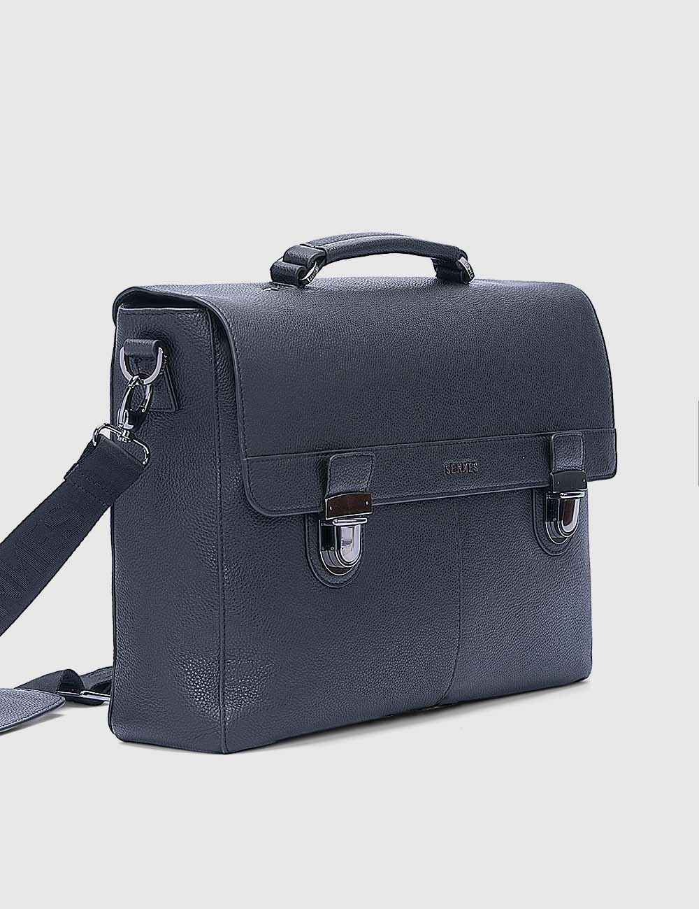 Maschile Laptop Bag, Black, large, image 4