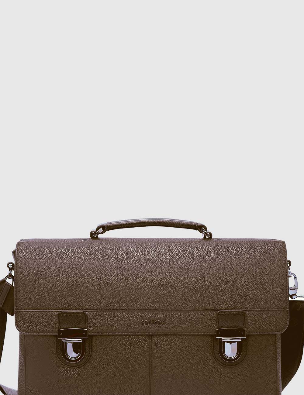 Maschile Laptop Bag, Brown, large, image 7