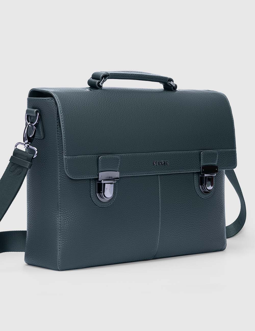 Maschile Laptop Bag, Green, large, image 2