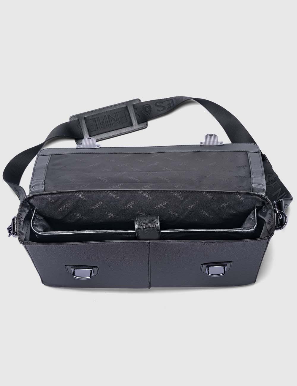 Maschile Laptop Bag, Saffaino Black, large, image 7