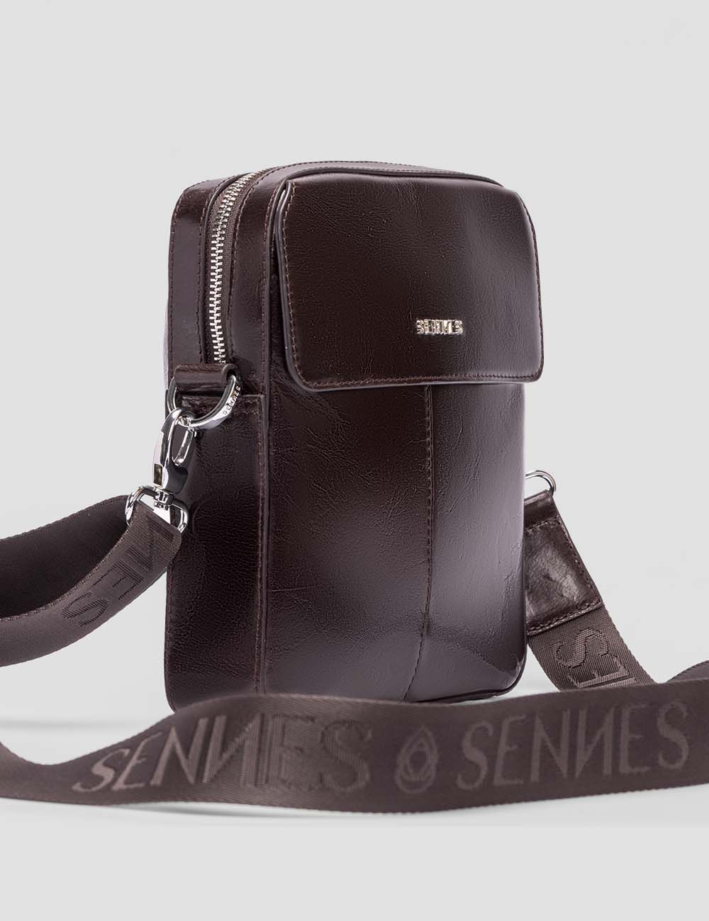 Virtuoso Messenger Bag, Brooklyn Brown, large, image 2