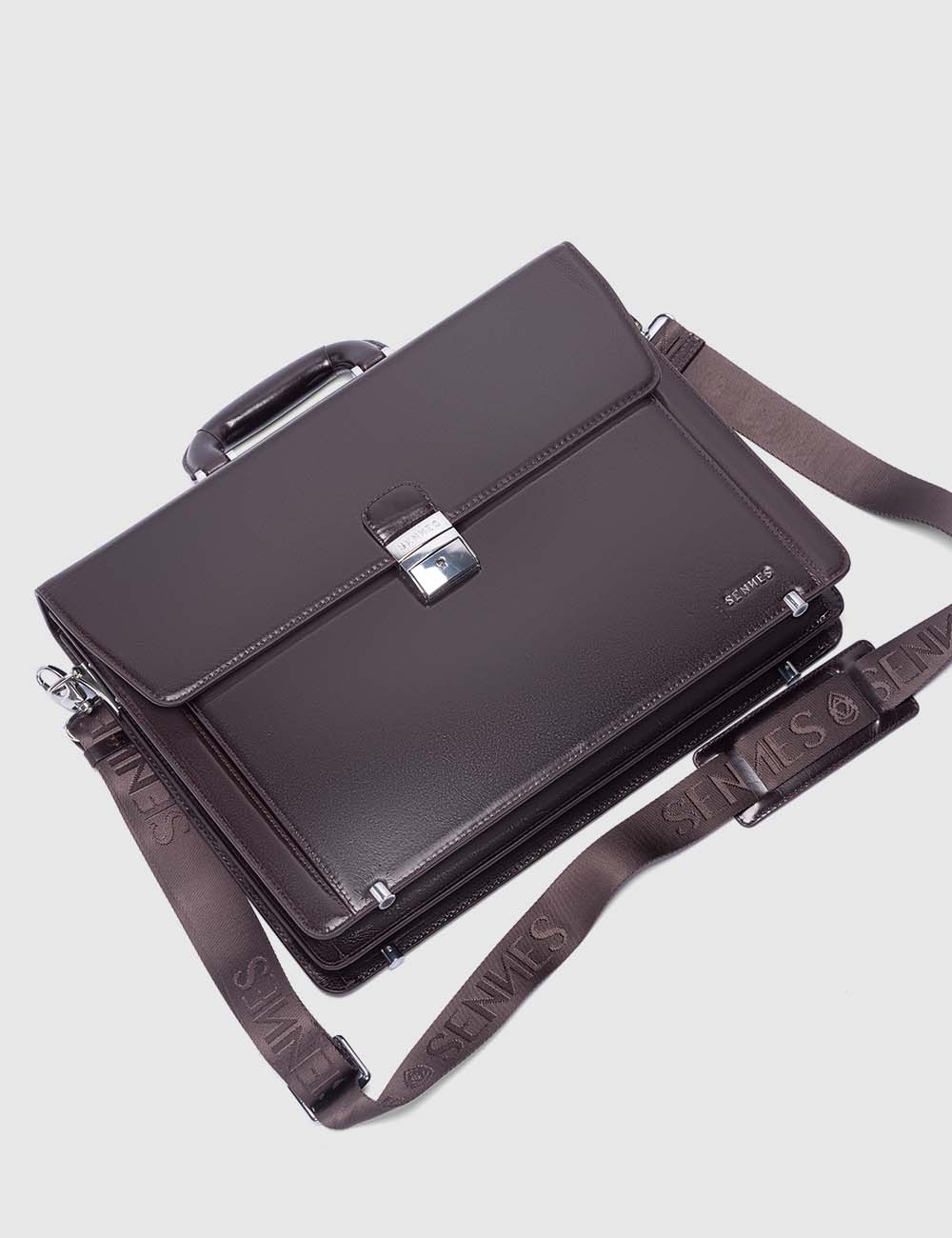 Eterno Laptop Bag, Brooklyn Brown, large, image 9