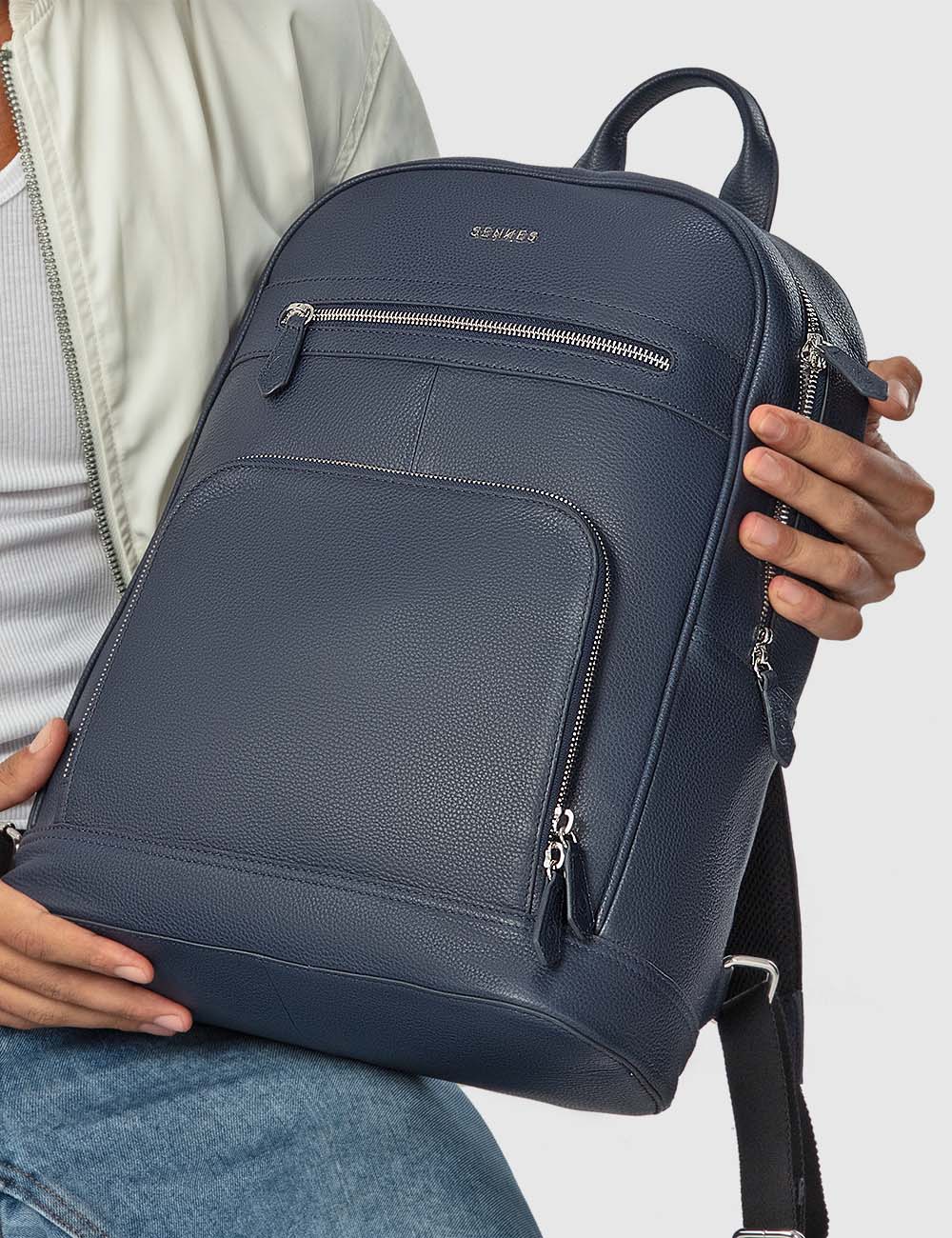 Vigoroso Backpack, Navy, large, image 5