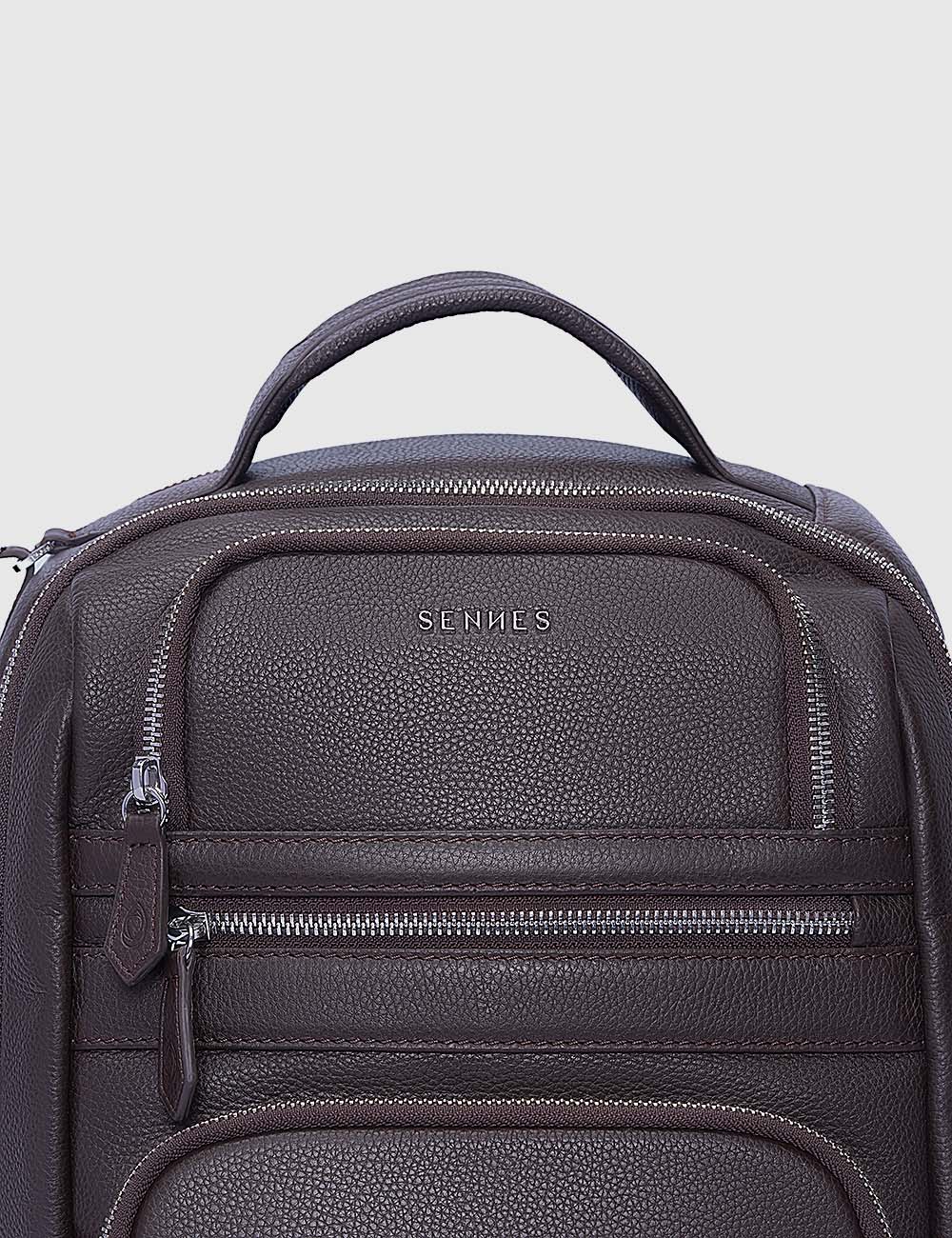 Carismatico Backpack, Dark Brown, large, image 7