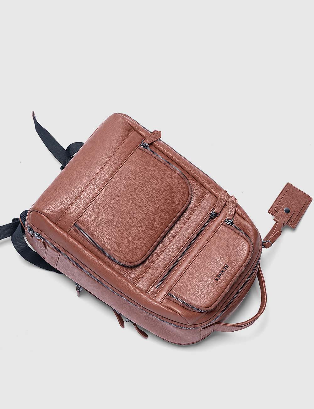 Carismatico Backpack, Cognac, large, image 9