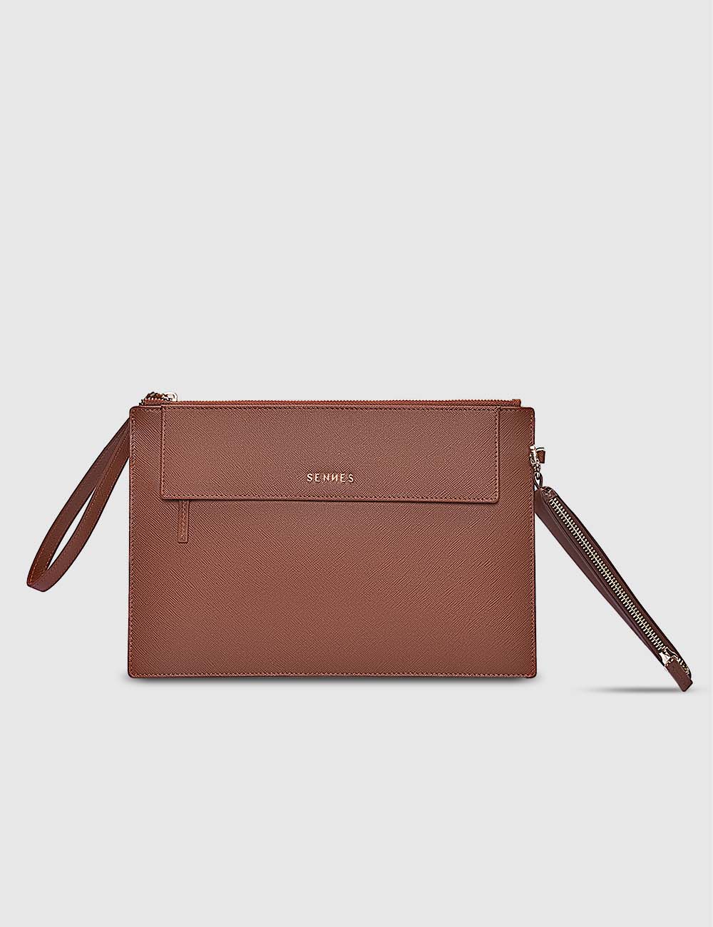 Tab Cover and Pouch, Cognac, large, image 2