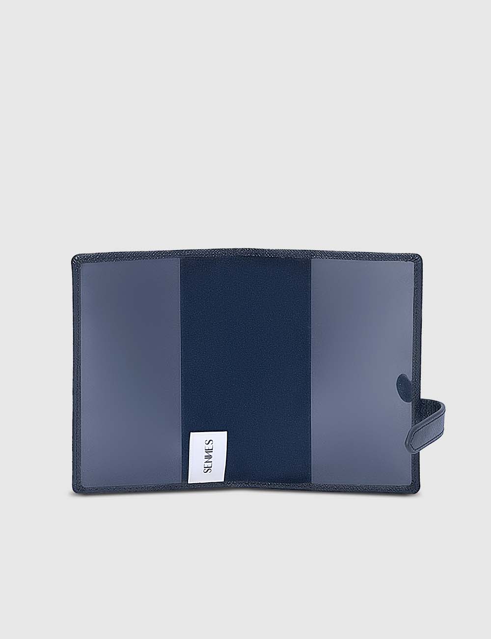 Passport Cover, Navy, large, image 2