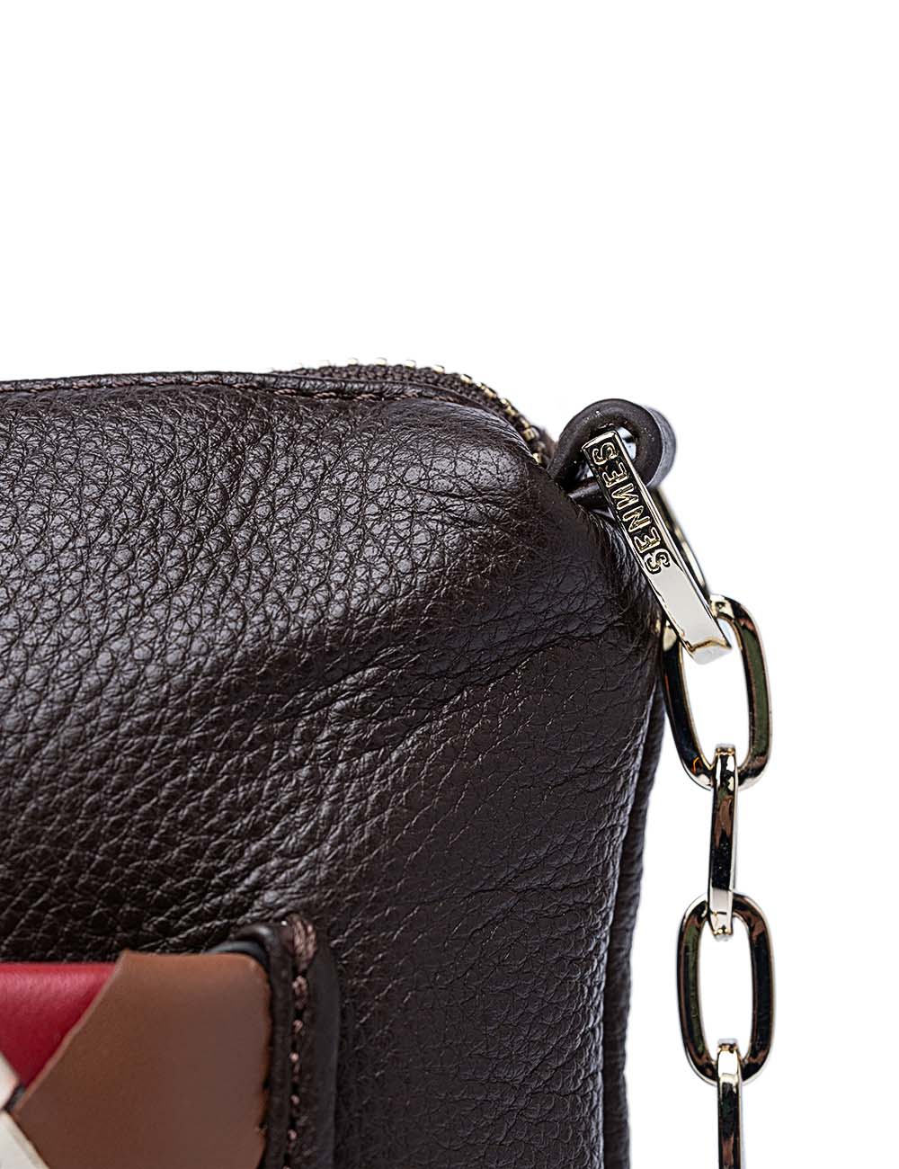 Aria Sling Bag, Dark Brown, large, image 9