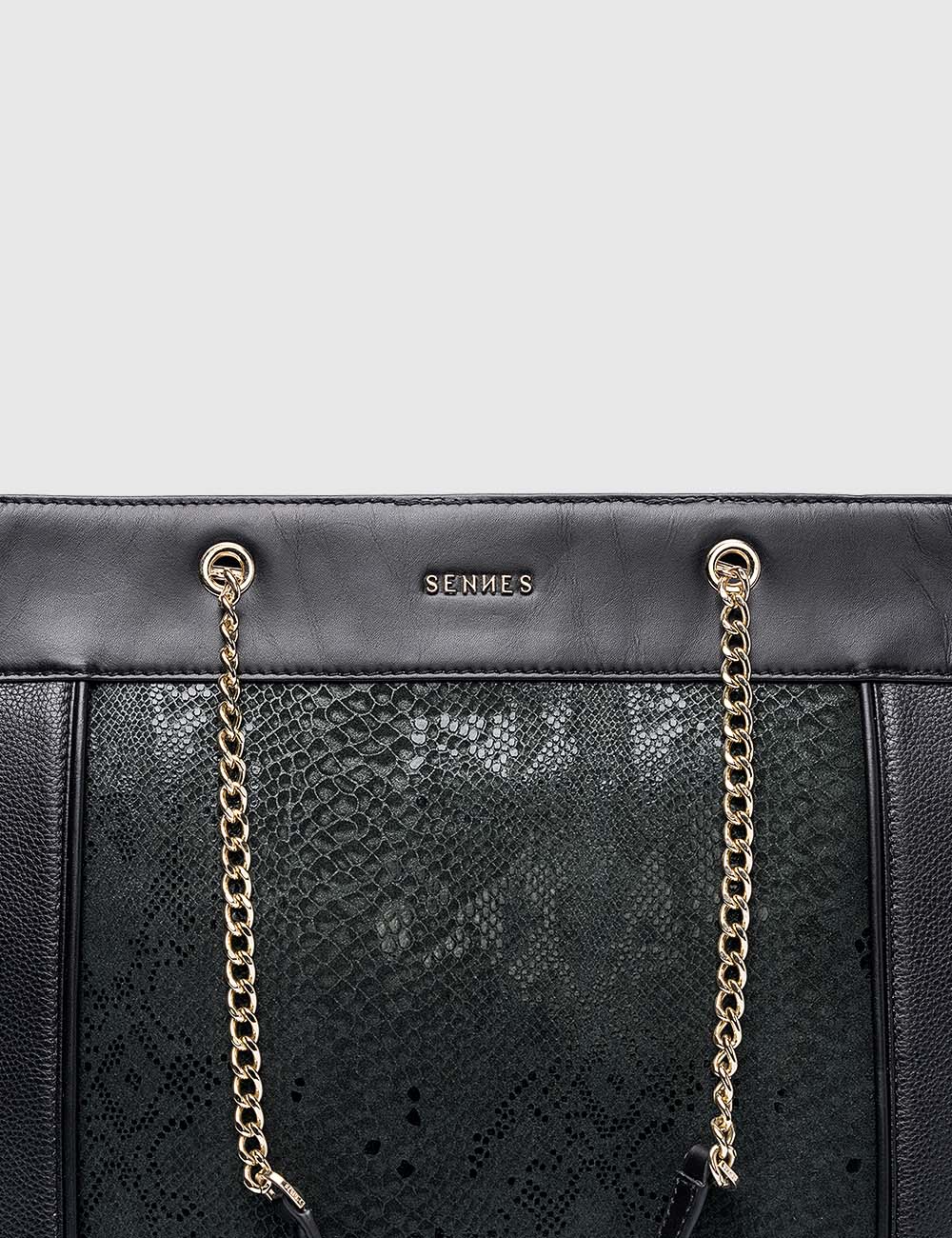 Grazioso Tote Bag, Etrograiny Black, large, image 9