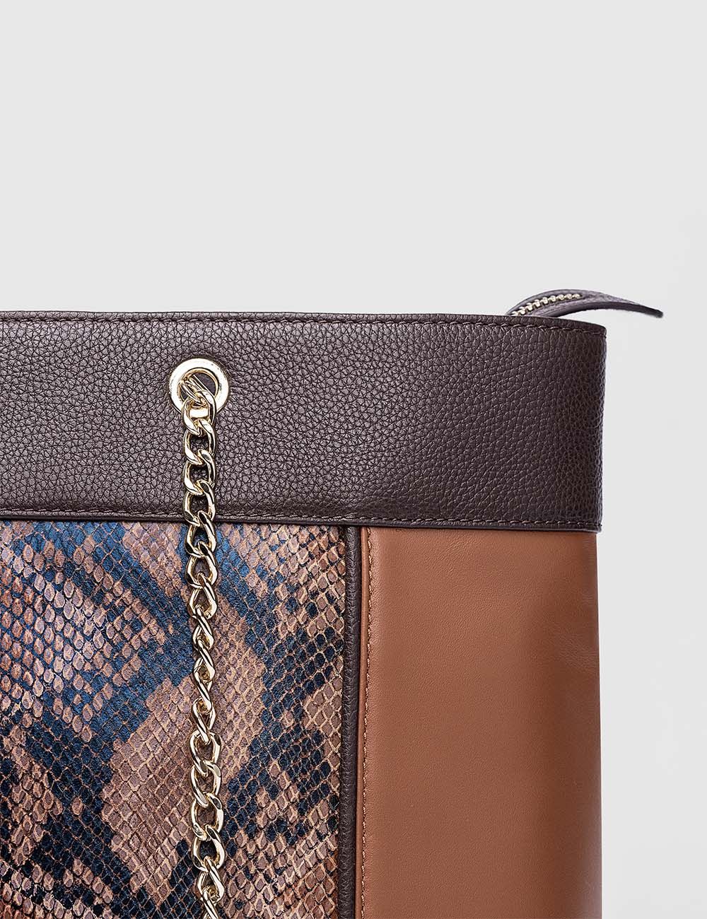 Grazioso Tote Bag, Etrograiny  Brown, large, image 4