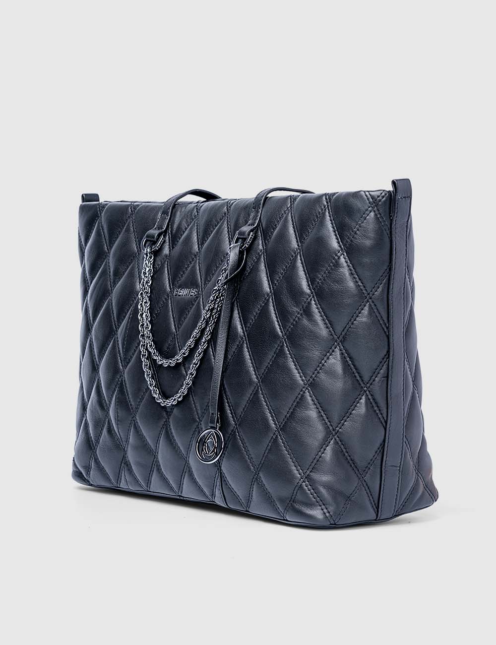 Grazia Tote Bag, Black, large, image 4