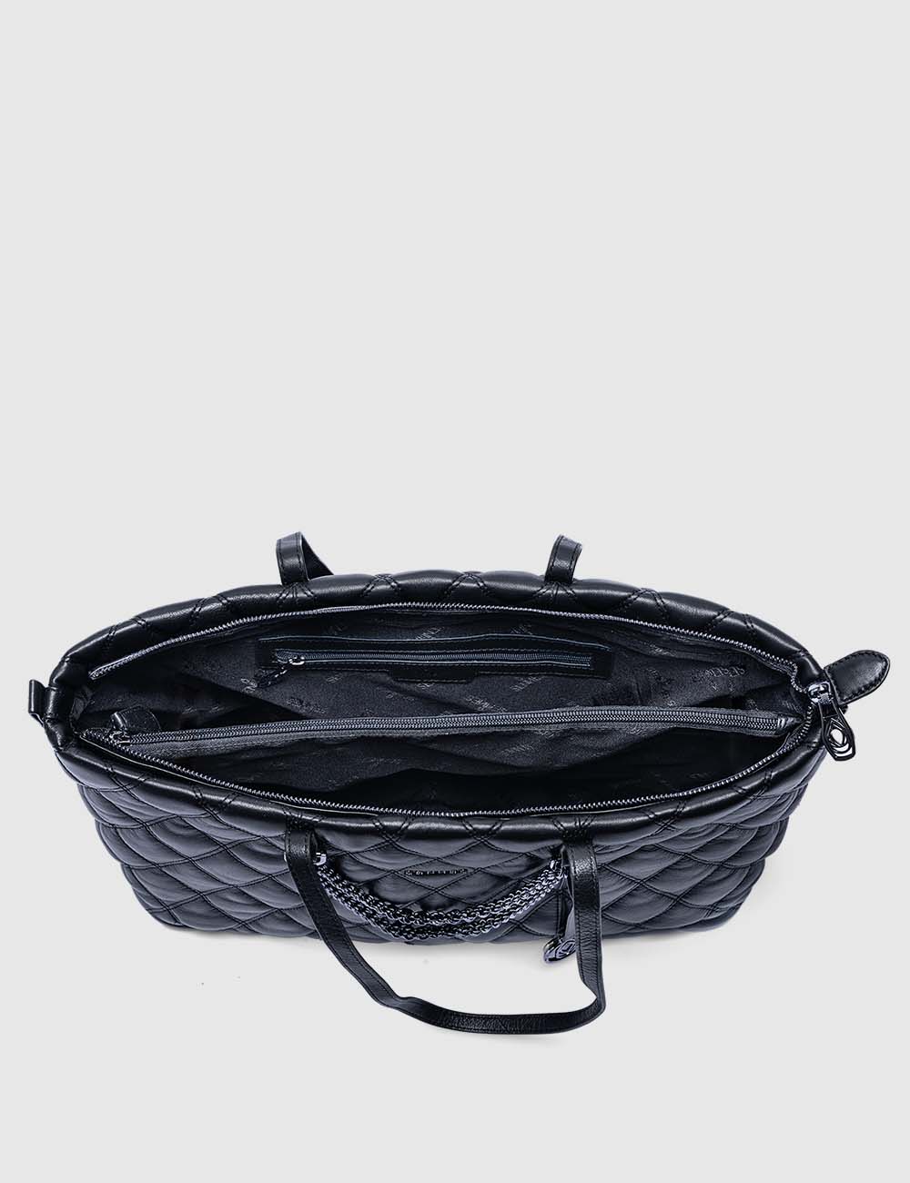 Grazia Tote Bag, Black, large, image 9