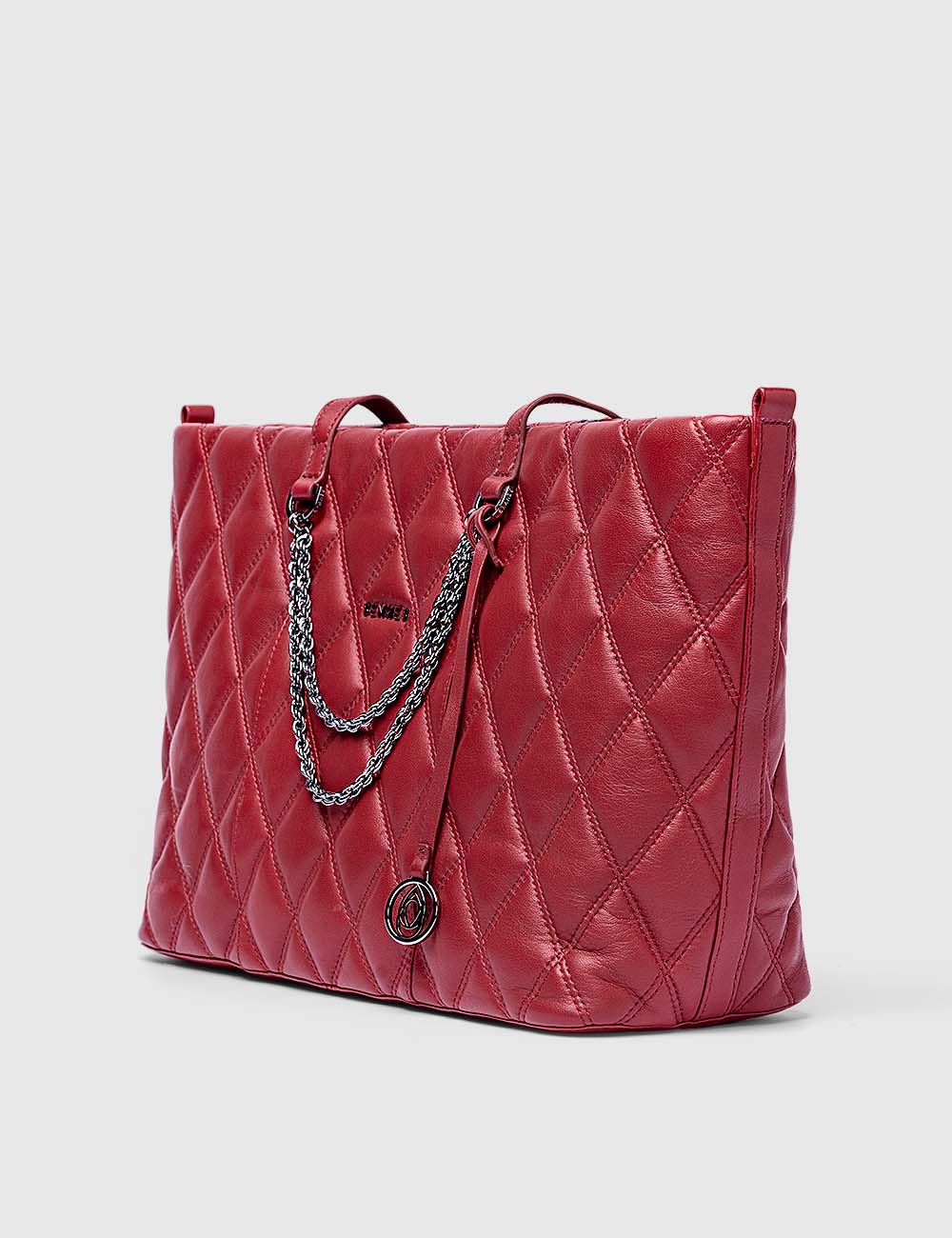 Grazia Tote Bag, Red, large, image 2