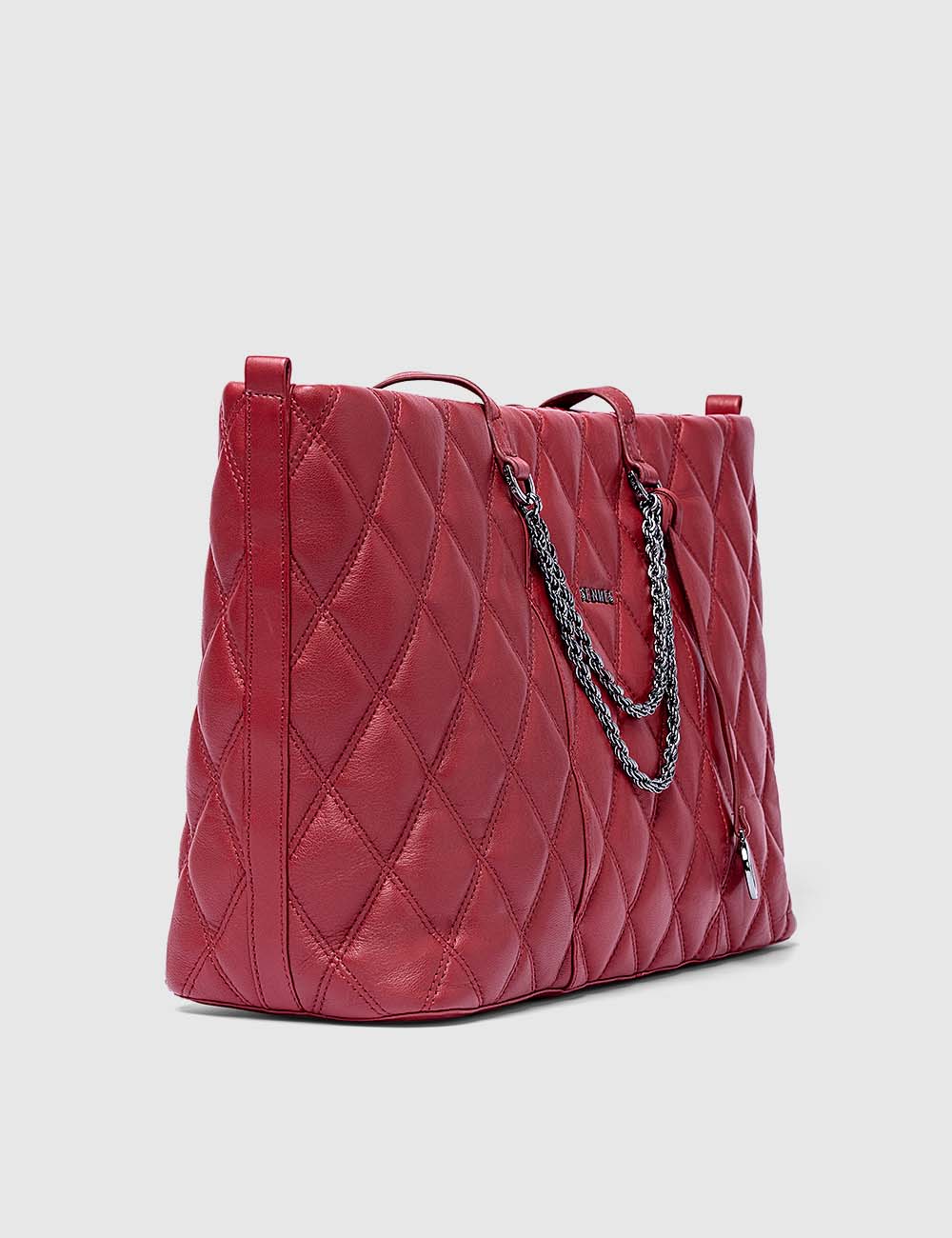 Grazia Tote Bag, Red, large, image 4