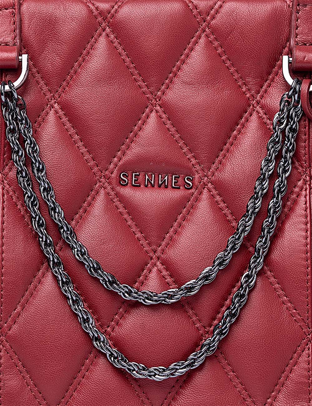 Grazia Tote Bag, Red, large, image 7