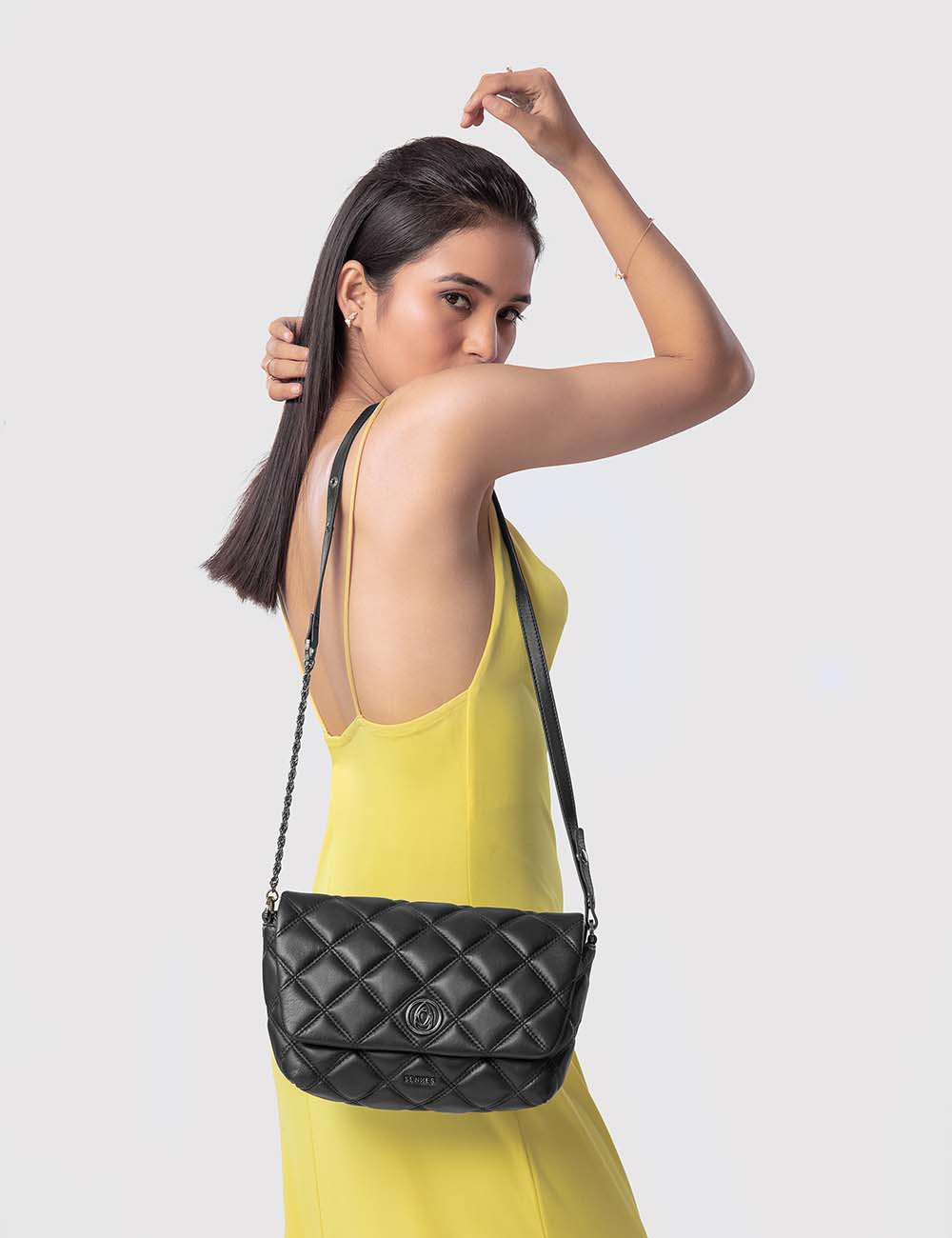 Vivace Sling Bag, Black, large, image 3