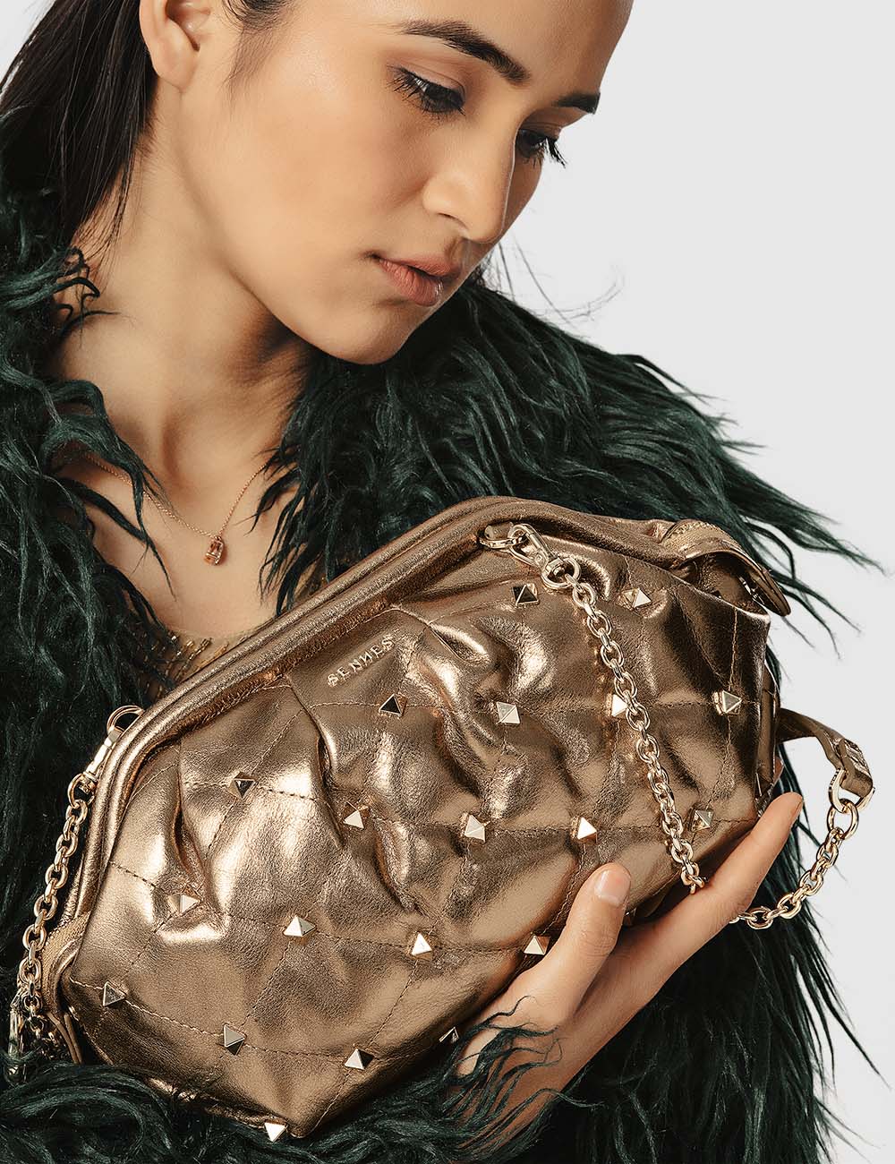 Fiesta Sling Bag, Gold, large, image 4