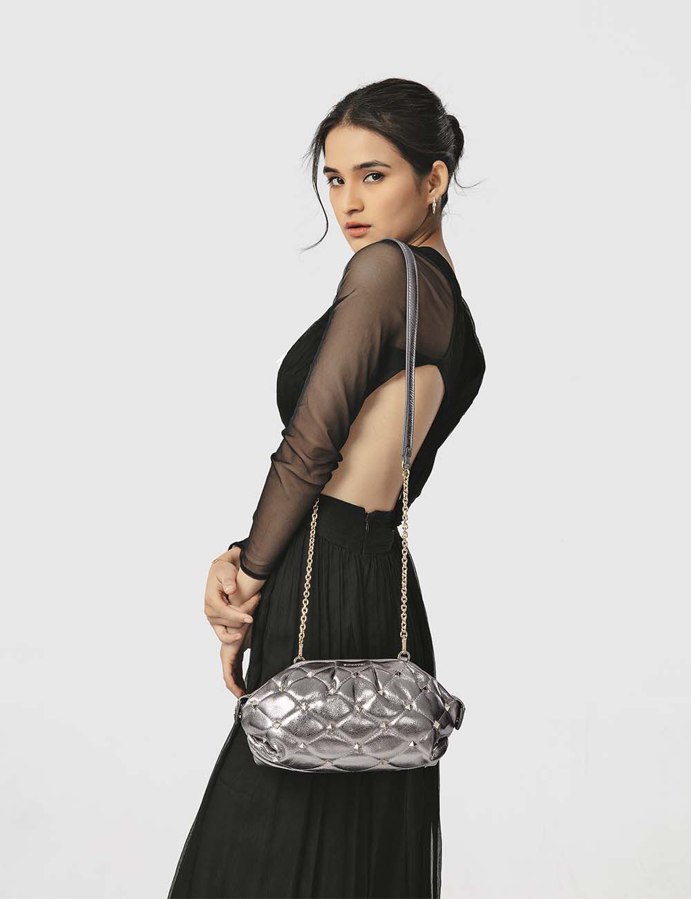 Fiesta Sling Bag, Silver, large, image 3