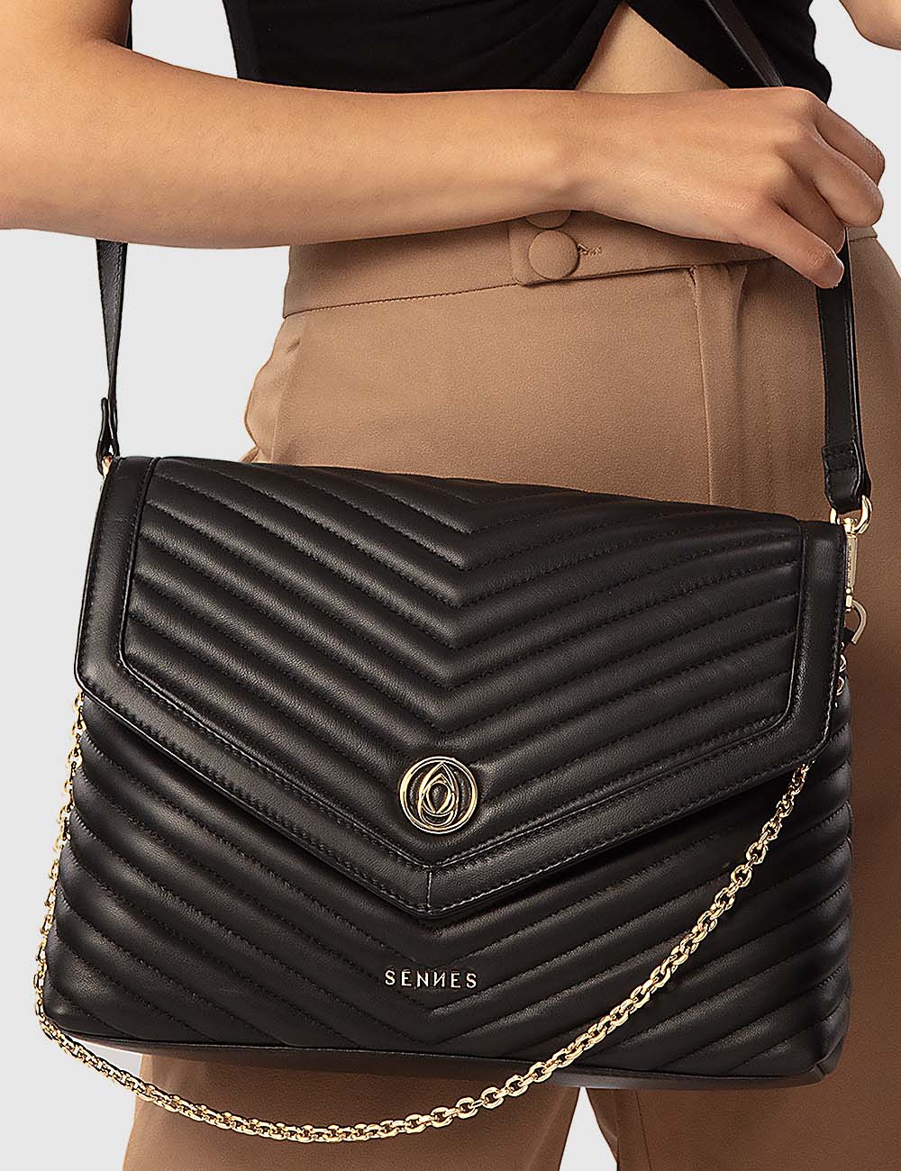 Dolce Sling Bag, Black, large, image 5