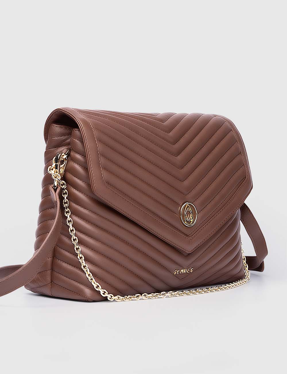 Dolce Sling Bag, Cognac, large, image 4