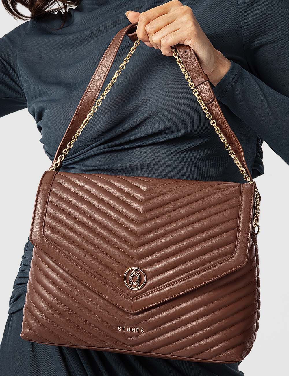 Dolce Sling Bag, Cognac, large, image 5