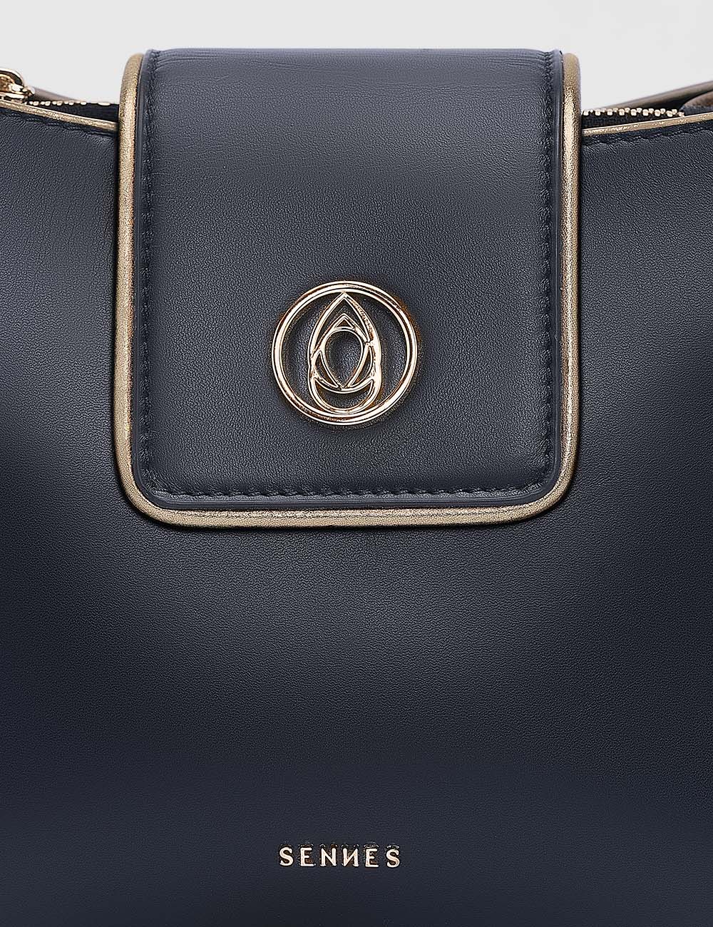 Charisma Handbag, Black & Gold, large, image 7