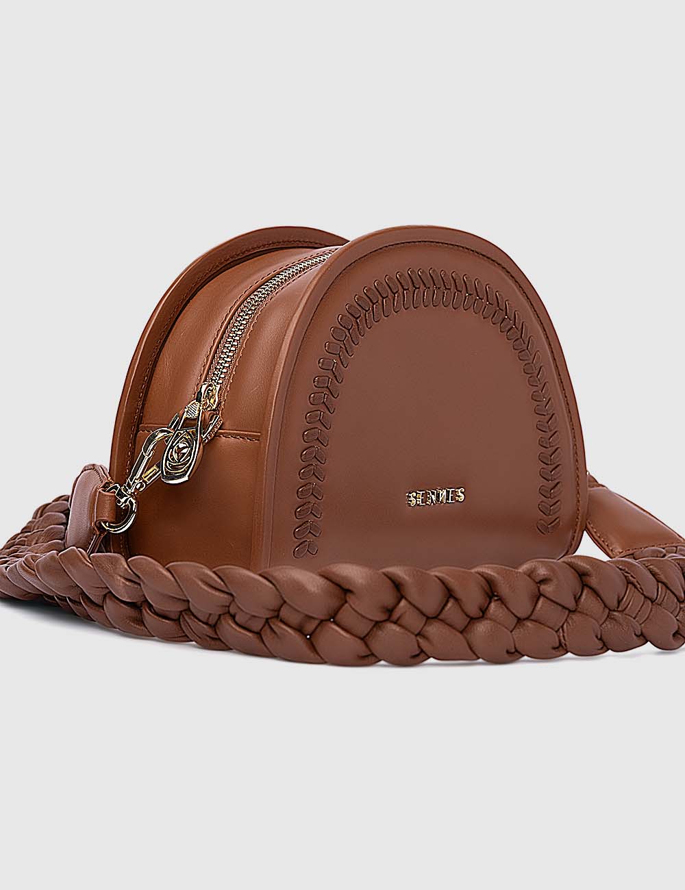 Bella Crossbody Bag, Cognac, large, image 2