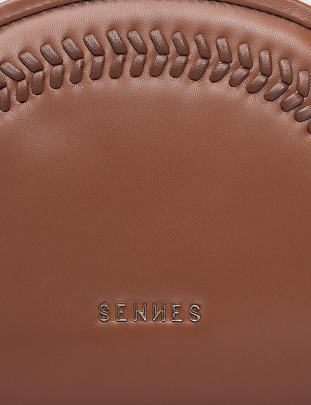 Bella Crossbody Bag, Cognac, large, image 6