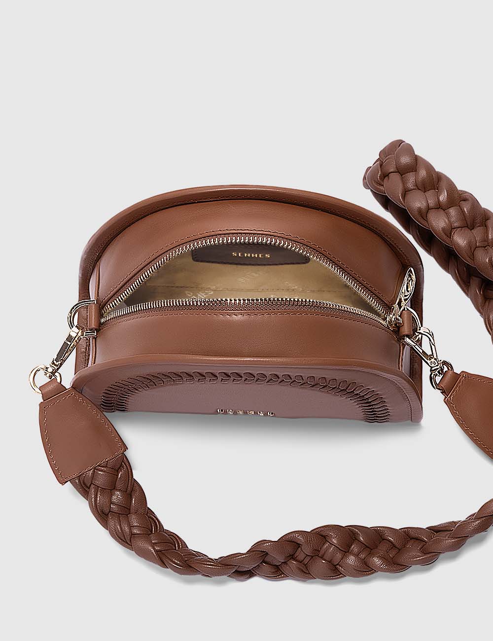 Bella Crossbody Bag, Cognac, large, image 8