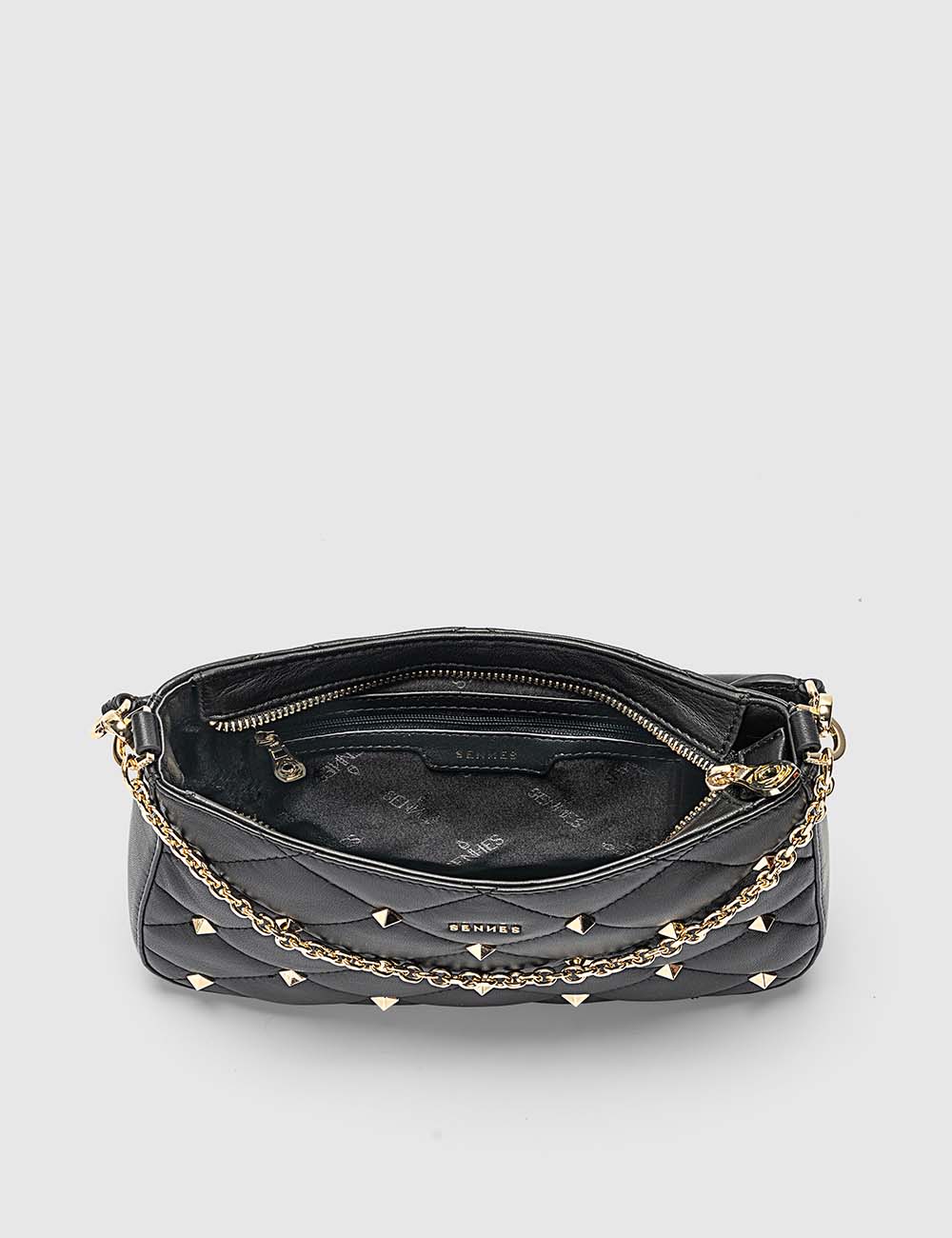 Amore Shoulder Bag, Black, large, image 9