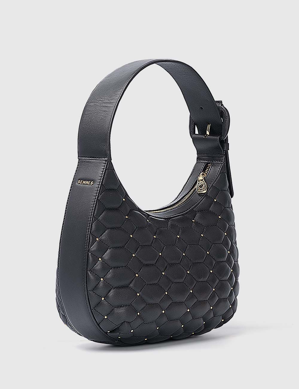 Romanza Hobo Bag, Black, large, image 2