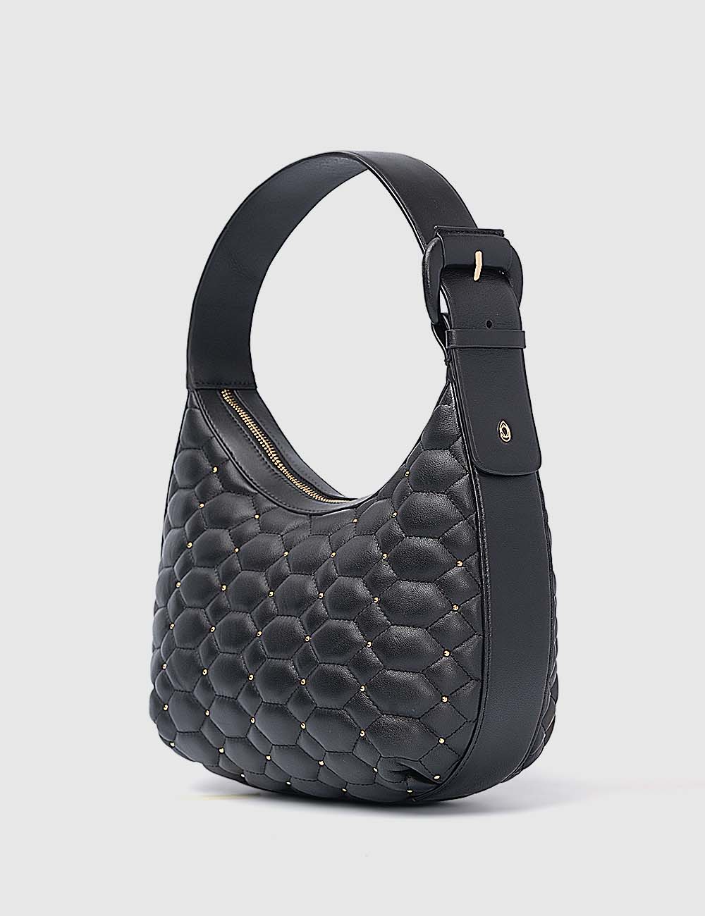 Romanza Hobo Bag, Black, large, image 4