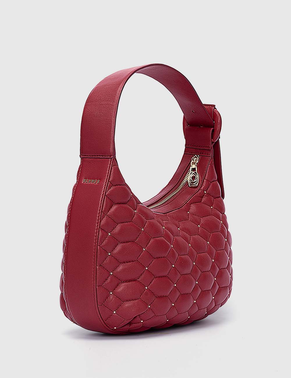 Romanza Hobo Bag, Red, large, image 2