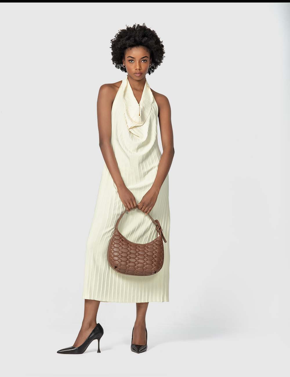 Romanza Hobo Bag, Cognac, large, image 3